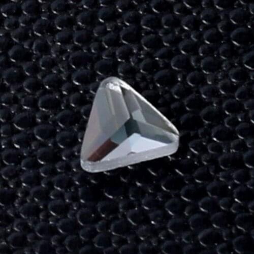 HOT SALE! jewelry accessories gray trianglar flat back glass crystal Rhinestones DIY Watch Decoration and dress 20pcs/pack