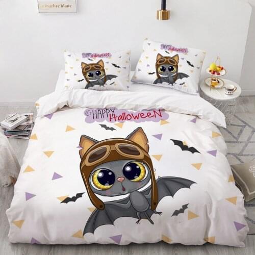 Classic 3D Bedding Set Duvet Cover Set Comforter Full King Queen Double Single Twin Size Lovely Cartoon Design Custom Bedclothes