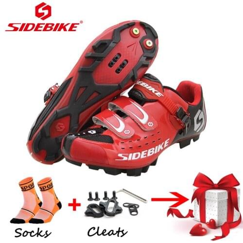 SIDEBIKE Sapatilha Ciclismo Mtb Men Cycling Shoes Cleats Breathable Self-locking Outdoor Sport Women Mountain Bike Sneakers