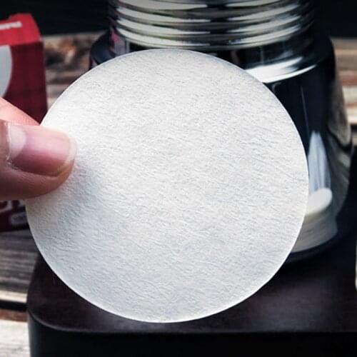 100pcs Japan Original Round Coffee Filter Paper Moka Pot Coffee Maker Filter Circular Hand-poured Coffee Tools