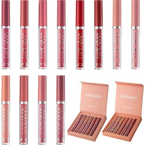 Matte Liquid Lipstick Lip Gloss Professional Beauty Lip Makeup Kit Waterproof Long Lasting Cosmetics