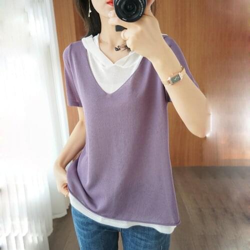 MERRILAMB Women's Hooded T-shirts