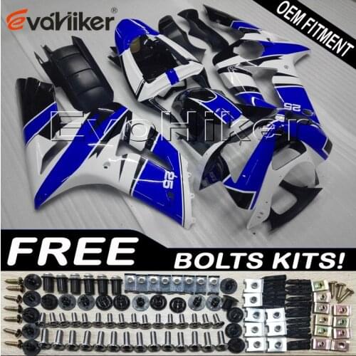 Motorcycle plastic cover for ZX6R 2003 2004 ZX 6R 03 04 black blue motorcycle bodywork kit