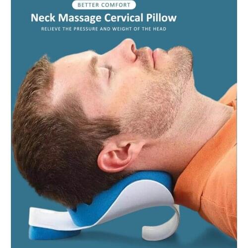 Head pillow Portable head and neck Massage Pillow Support Cushion for Neck Shoulder Cervical