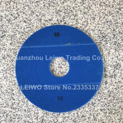 Polishing Pads 14 inch (350 mm) for Granite Slab Polishing on Manual Machines or Floor Grinder Wet Polishing 50 Grit 6 Pcs/lot