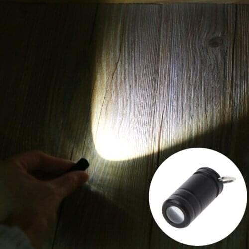Protable Super Tiny Keychain Flashlight Smallest Bright Key Ring Light Torch Drop Shipping