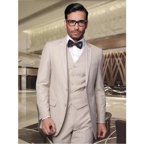 Newest Style Groom Tuxedos high quality Men suits Prom tuxedos Dinner Mens Suits(Jacket+Pants+Vest) Costume Homme костюм