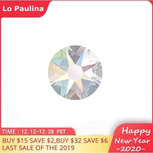 Austria Crystal AB Nail Art Rhinestone 2088 SS12-SS34 Flatback Non Hot Fix Glue On clothing Decorations jewelry gifts DIY