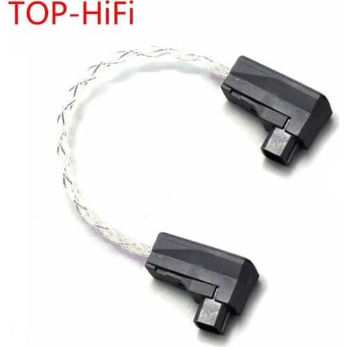 TOP-HiFi Silver Plated RSA/ALO Male to RSA/ALO Male Audio Adapter Cable RSA/ALO Male to Male For SR71 SR71B RXMK3 SOLO