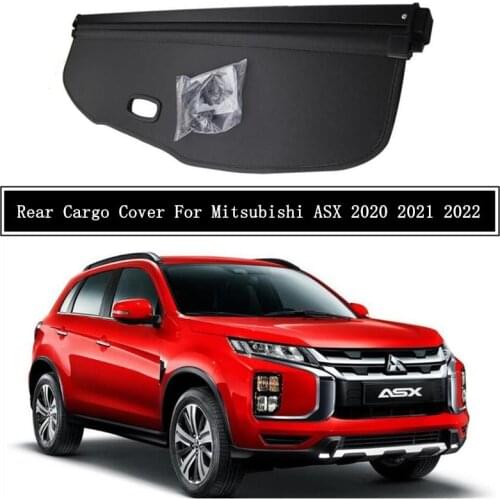 Rear Cargo Cover For Mitsubishi ASX 2020 2021 2022 Partition Curtain Screen Shade Trunk Security Shield Accessories Black