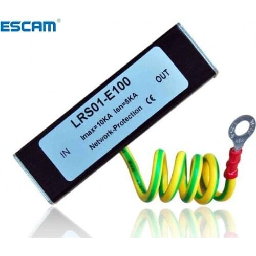 ESCAM Network RJ45 Surge Protector,Protection device, Lightning Arrester,SPD for 100M Ethernet Network