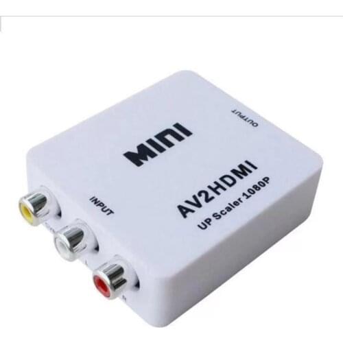 1080P AV2HDMI Audio Video Cable CVBS AV Adapter RCA AV To HDMI-compatible Composite Adapter Converter for HD TV with USB Cable