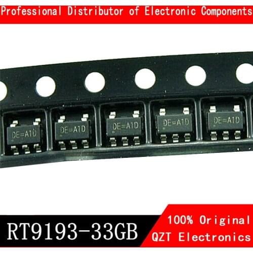 20pcs/lot RT9193-33GB Linear Voltage Regulator IC Positive Fixed 1 Output 3.3V 300mA SOT-23-5