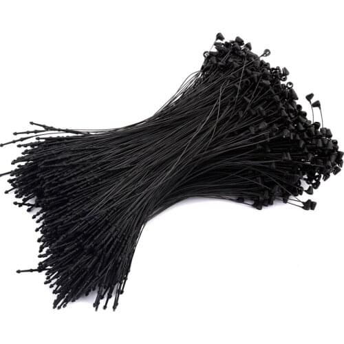 5000 Pieces 5 inches Hang Tag Loop Garment Hang Tag Loop Lock Plastice Security Snap Lock