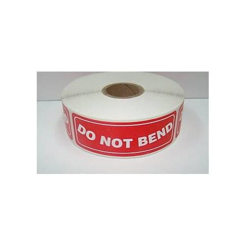 5000pcs/lot 76x25mm DO NOT BEND,adhesive sticker/Shipping Label, Item No.DN11