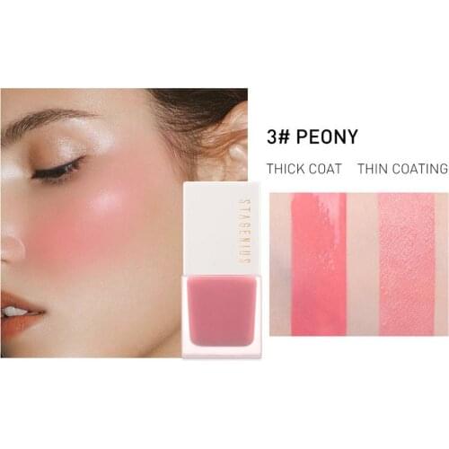 6 Colors Face Liquid Blusher Contour Makeup Long-lasting Make Up Natural Cheek Contour Blush Brightens Face Cheek Face Cosmetics