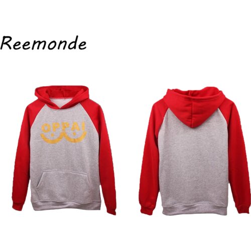 Anime Costumes One Punch-man Hoodie Sweatshirt For Mens Boys Saitama Oppai Clothes Hat Hooded Pullover Cosplay Costume Tops Suit