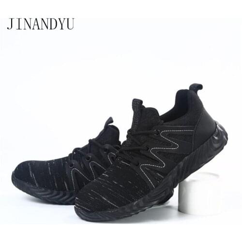 Comfortable Safety Boots Men Steel Toe Work Shoes Men Outdoor Puncture Proof Work Boots Working Shoes Man Safety Shoes Women
