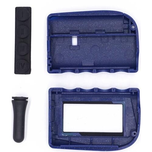 Russia version MIV case keychain for scher-khan magicar IV Lcd remote controller two way car alarm system