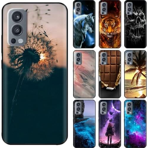 For Oneplus Nord 2 case 5G coque Soft TPU silicon Cover on for One plus Nord 2 5G Case 6.43'' copas bumper Skin shockproof funda