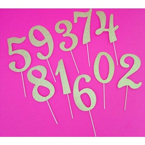 Birthday Cake Topper - Customized Number party baby shower anniversary party decorations