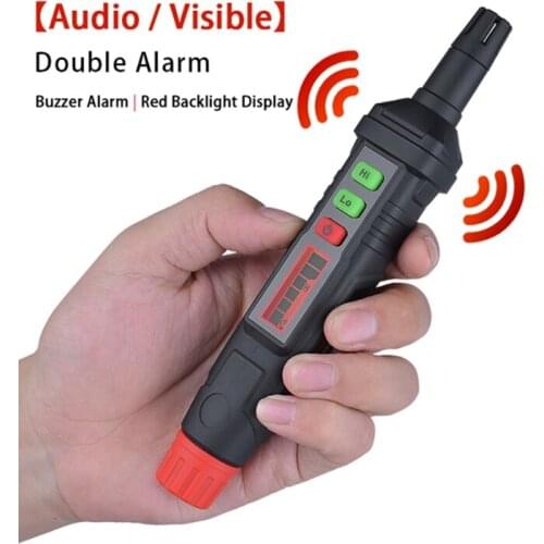 HABOTEST HT61 Gas Leak Detector Alarm Combustible Gas Detector with Audible for All Types of Flammable Gases Methane Natural Gas