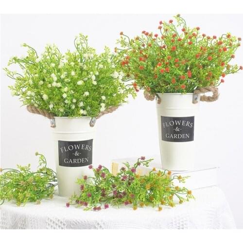 Manmade Small American Pastoral Stars Artificial Flower Plastic Flowers Plant Wall Decorated Festival Living Room Garden Office