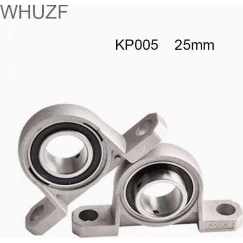 KP005 25mm 2/4PCS Horizontal Vertical Bearing KP05 Lead Screw Support Mounted Ball Pillow Zinc Alloy PillowBlock economic type