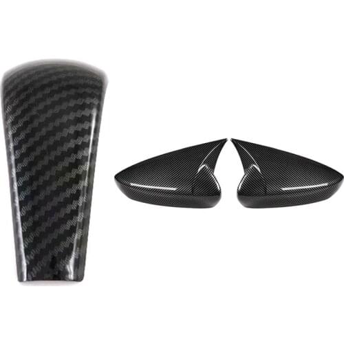 Automobile shift lever handle cover, door exterior rearview mirror cover, 1