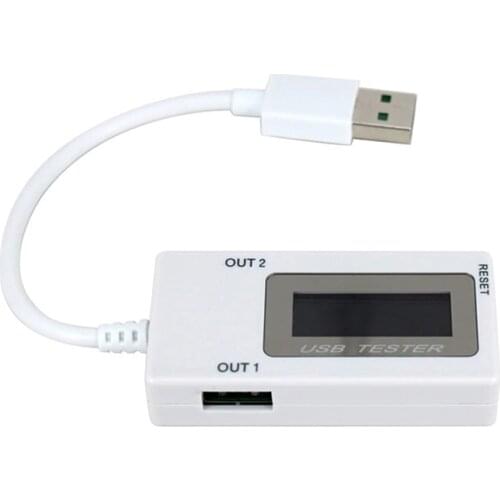 KWS-1705B Digital Multimeter LCD Micro USB Multi-function Detector Mini Voltage and Current Tester for Smart Phone Power Bank