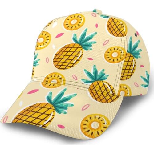 Summer Pineapple Baseball Cap women men snapback caps Classic Style hat Casual Sport Outdoor cap
