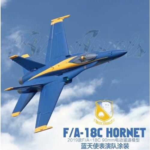 Freewing F18 F-18 90mm F/A-18C Hornet Blue Angels RC EDF jet plane model