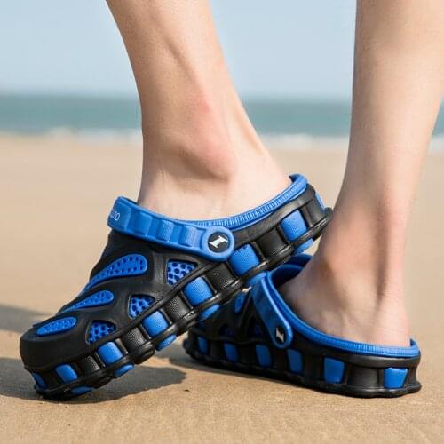 Mens Slip On Garden Mules Clogs Shoes Sports Sandals Beach Water Slippers Shoes Plus Size Summer 2021 New Arrival