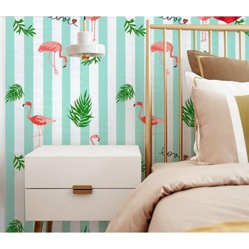 Modern Nordic style animal mural wallpaper living room TV bedroom 3D mural home decoration tropical wallpaper