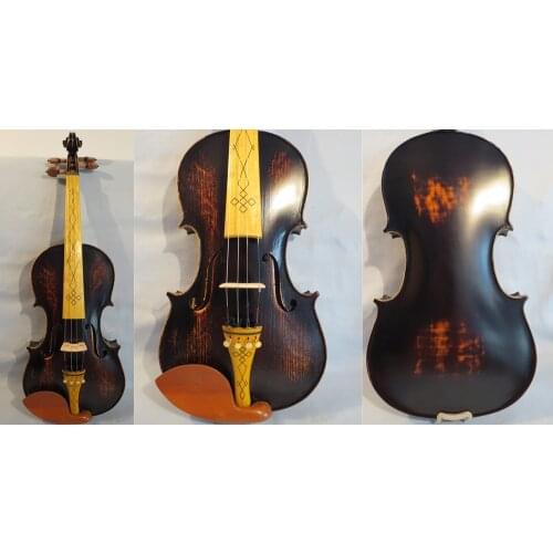 NEW 4/4 violin Solid spruce top and maple back side handmade nice sound #12686