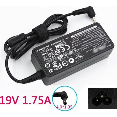 New 19V 1.75A 4.0*1.35 power adapter charger For Asus S200E X201E X403M E402 laptop