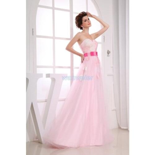 Free shipping 2016 new design hot maxi dresses long brides maid dress gown custom size/color pink party Bridesmaid Dresses