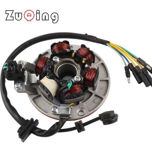 New Motorbike Magnet Motor Stator Coil Generator Motorcycle Magnet Motor Stator Coil For Lifan 140cc Foot Start Engines