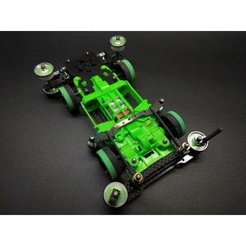 Tamiya Mini 4WD Suspension Car Model Spring FRP Front Rear Brake MSL Chassis (Finished Car)