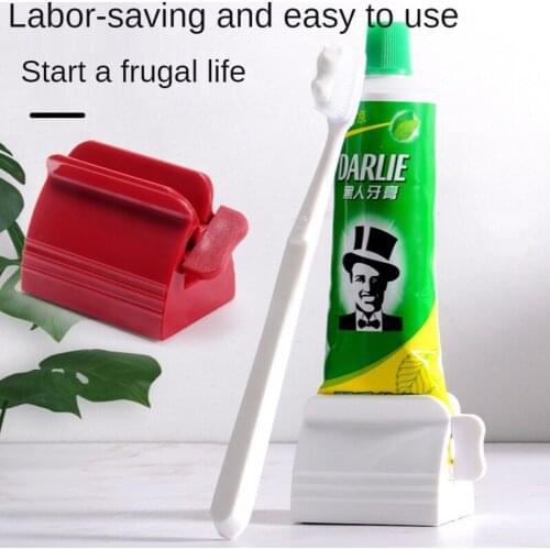 Home Toothpaste Tube Squeezer Toothpaste Holder Roller Lazy Toothpaste Clips Dispenser Rolling Holder Cleaning Accessories
