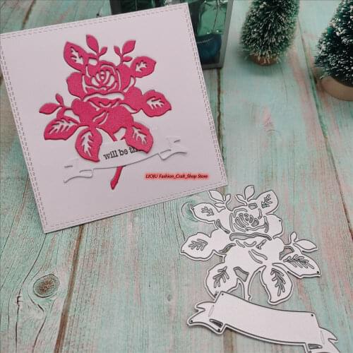 Rose flower Cutting Dies 2021 New Metal Dies Cuts Die For Scrapbooking DIY Paper Card Making Decoration