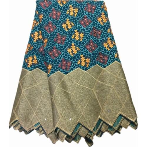 2021 latest 6yards of ankara fabric High quality Original wax 100% cotton wax african fabric african wax print fabric