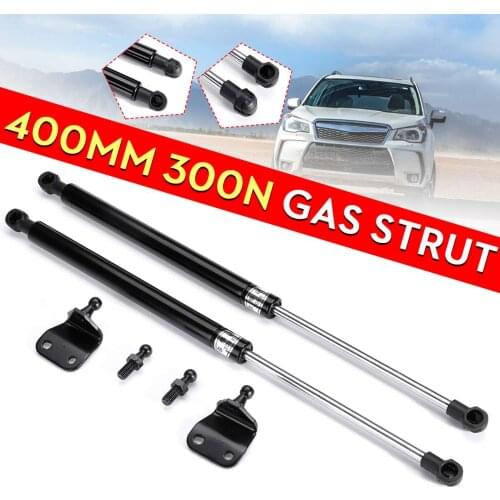 2X Universal 40cm 400mm 300N Car Struts Front Cover Bonnet Hood Rear Trunk Tailgate Boot Shock Lift Strut Support Bar Gas Spring