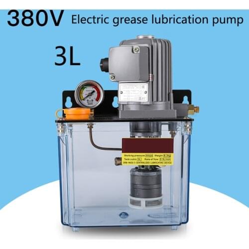 380V 3L lubricating oil pump electric refueling pump electric gear grease pump machine tool automatic thick oil pump