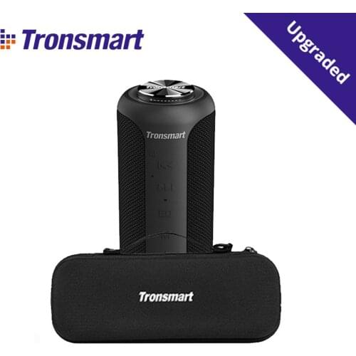 Tronsmart T6 Plus Upgraded Edition Bluetooth 5.0 Speaker 360° Surround Sound NFC Connection IPX6 Waterproof Portable Soundbar