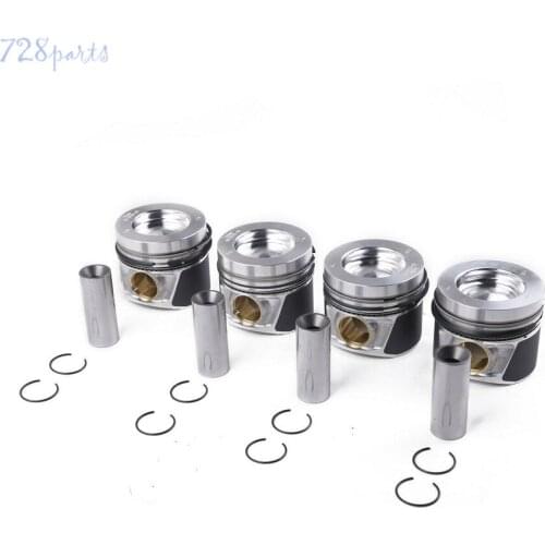 Oversize 0.5mm Piston&Ring Assembly Fit For VW Transporter Beetle Golf Jetta Passat Audi A3 2.0TDI
