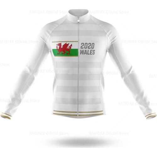 United Kingdom 2020 Pro Team Men Long Sleeve Cycling Jersey Spring Autumn Clothes Bike Outdoor Mountain Road Bicycle Clothing