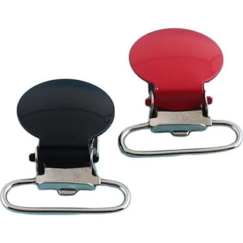 Red Pacifier Suspender Clips 5pcs 36*25mm Suspender clips Kam Clips Dummy Clips Slide Adjusters