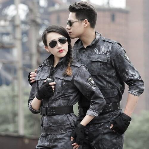 Mens Sets Army Men Tactical Camouflage Military Uniform Army Combat Suits Camouflage Jacket + Pants 4xl Free Shipping