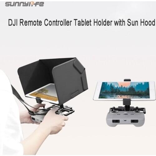 MINI 2 Remote Controller Tablet Phone Holder with Sun Hood Neck Strap Adjustable Angle for Mavic Air 2/Mini/Pro/2/Air/Spark